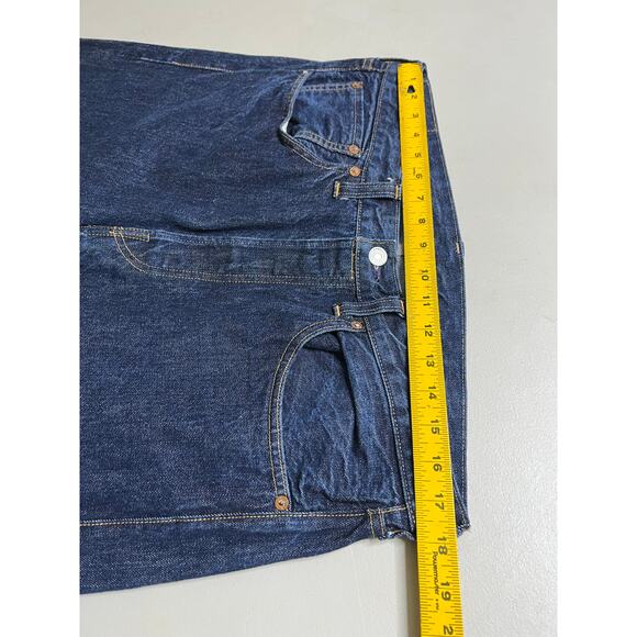 Levi’s 501XX Selvedge Jeans Button Fly Dark Wash Redline Denim Men 36x34 - Picture 9 of 16